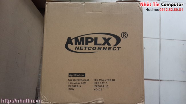 Cáp mạng AMPLX NETCONNECT CAT-5E 4UTP, PVC,24AWG,EMEA,White