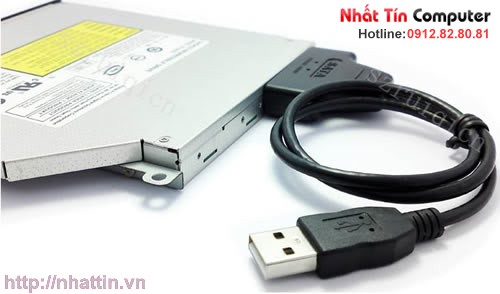 Cáp USB 2.0 sang SATA cho Ổ Đĩa DVD máy tính xách tay