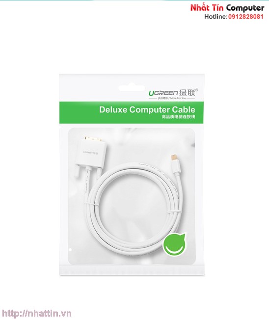 cap-chuyen-doi-mini-displayport-to-dvi-dai-3m-ugreen-10425-