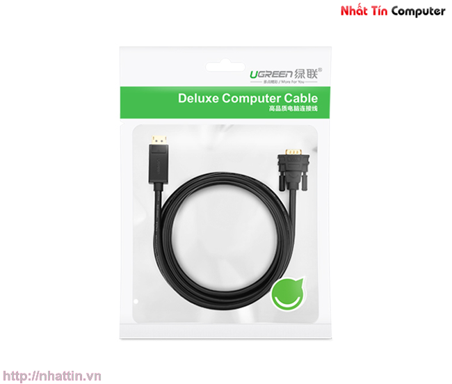 Hình ảnh : Cáp Displayport to VGA dài 3M chính hãng Ugreen UG-10236