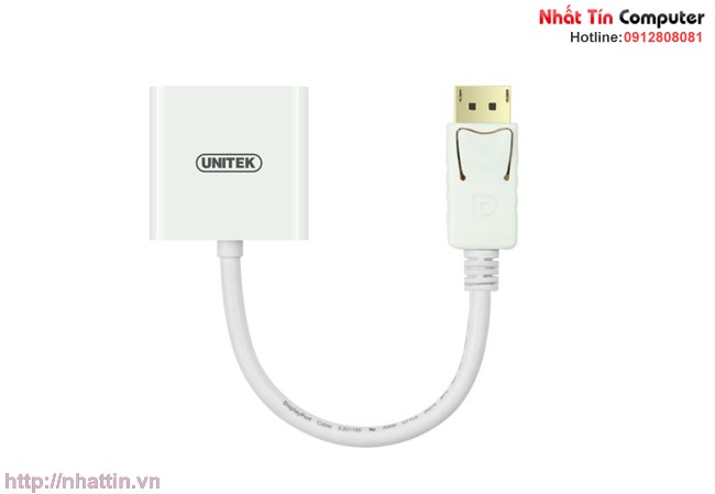 Cáp chuyển đổi Displayport to VGA Unitek Y-6339BK