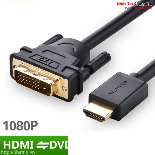 cáp chuyển đổi HDMI to DVI chính hãng Ugreen