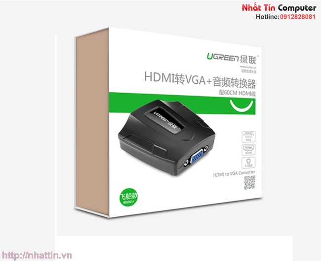cap-chuyen-doi-hdmi-to-vga-audio-chinh-hang-ugreen-ug-40227-