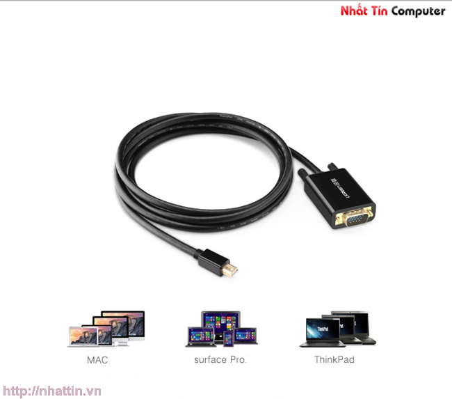cap-chuyen-doi-mini-displayport-to-vga-dai-1-5m-ug-30596