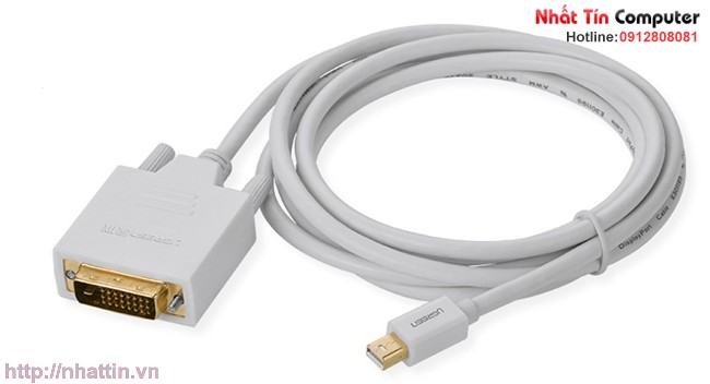 Cáp chuyển đổi Mini Displayport to DVI dài 2M chính hãng Ugreen UG-10405