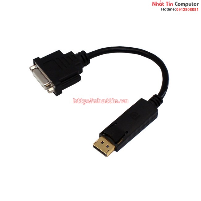 Cổng chuyển đổi Displayport to DVI chính hãng DTech DT-6504