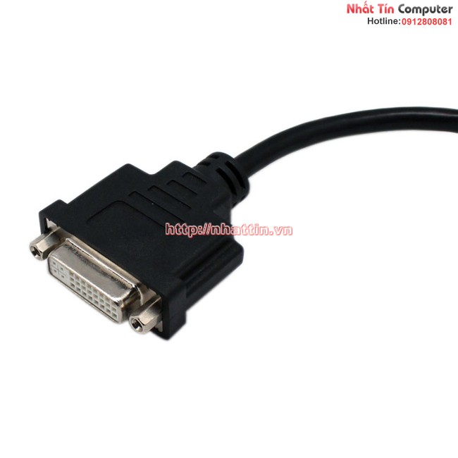 Cổng chuyển đổi Displayport to DVI chính hãng DTech DT-6504