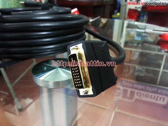 Cáp chuyển đổi HDMI to DVI 24+1 - 8m Unitek Y-C221 .Chính hãng