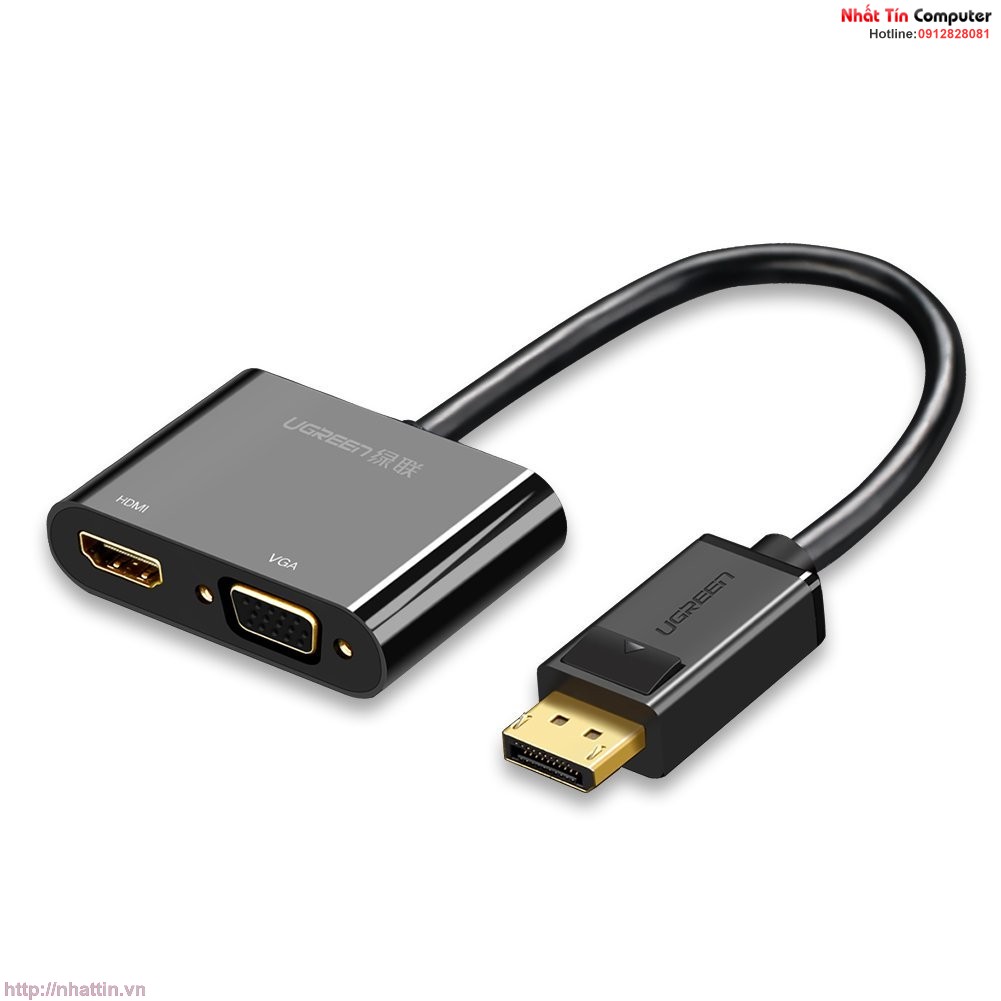 cap-chuyen-doi-displayport-to-hdmi-vga-chinh-hang-ugreen-ug-40367