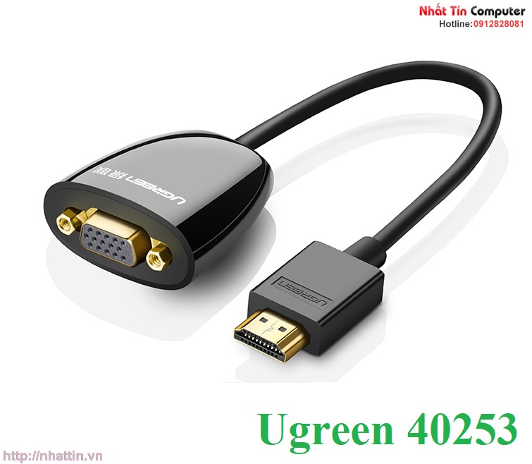 cap-chuyen-doi-hdmi-to-vga-khong-audio-chinh-hang-ugreen-40253