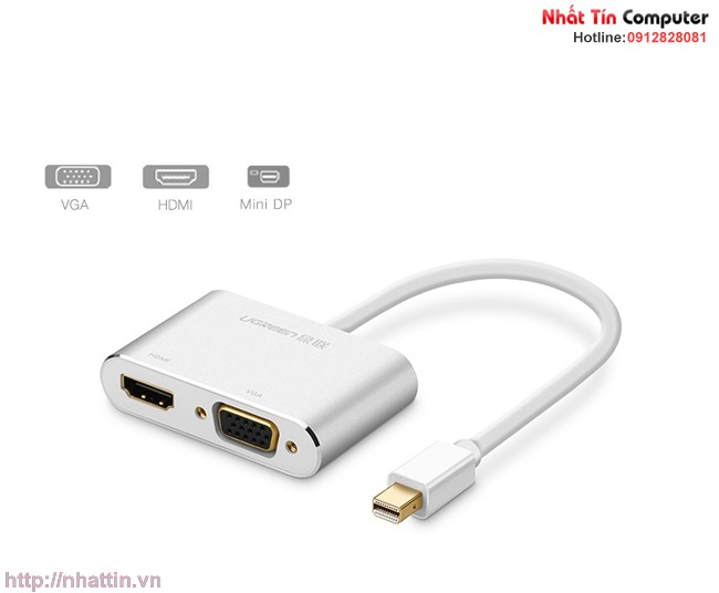 cap-chuyen-doi-mini-displayport-to-hdmi-va-vga-chinh-hang-ugreen-ug-20421