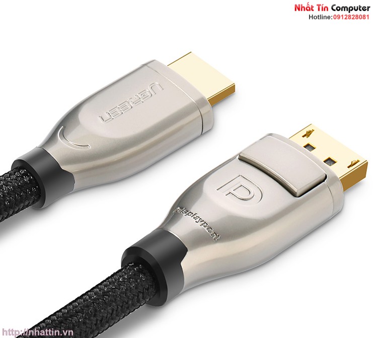 cap-displayport-to-hdmi-2-0-dai-1-5m-ho-tro-3d-4k-60hz-chinh-hang-ugreen-40433