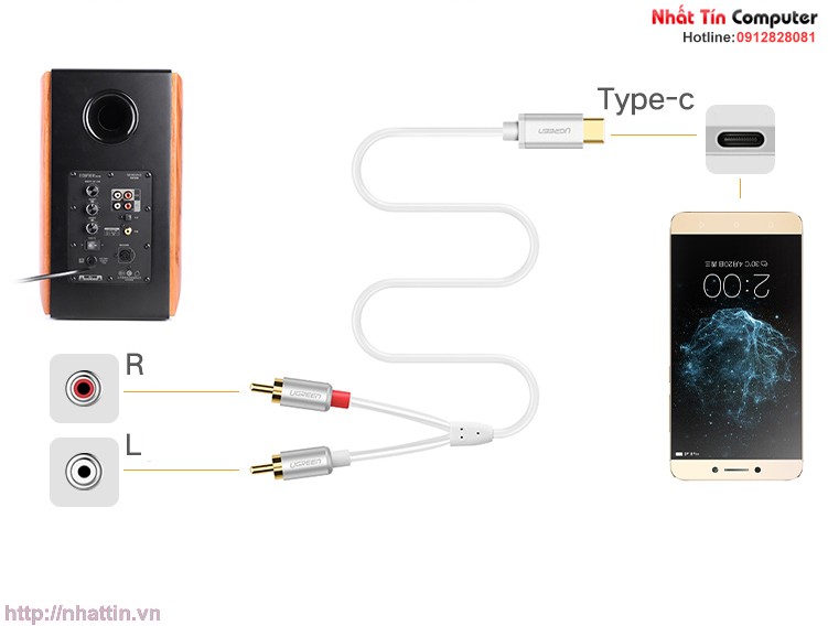 cap-chuyen-doi-usb-type-c-to-2-cong-audio-3-5mm-ugreen-30733