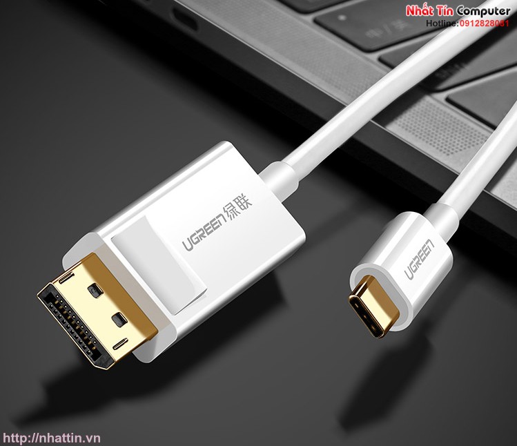 cap-chuyen-doi-usb-type-c-to-displayport-dai-1-5m-chinh-hang-ugreen-40420