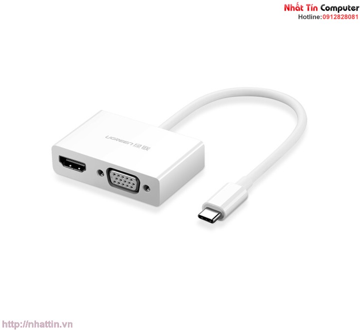 cap-chuyen-doi-usb-type-c-to-hdmi-vga-ho-tro-full-hd-3d-4kx2k-chinh-hang-ugreen-ug-30843