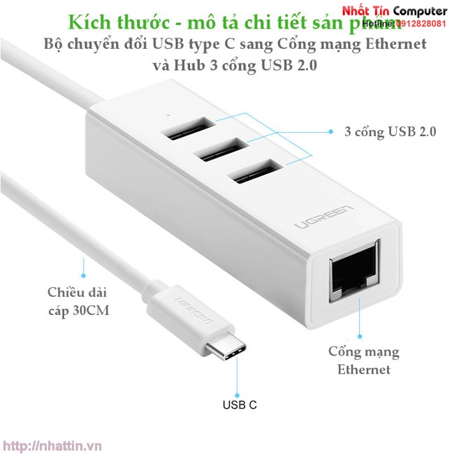 cap-usb-type-c-ra-3-cong-usb-2-0-ho-tro-lan-10-100mbps-chinh-hang-ugreen-ug-20792-