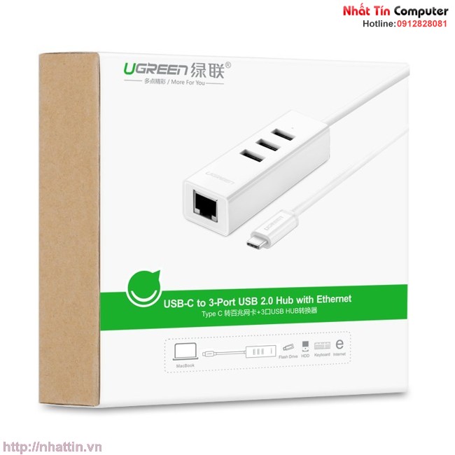 cap-usb-type-c-ra-3-cong-usb-2-0-ho-tro-lan-10-100mbps-chinh-hang-ugreen-ug-20792-