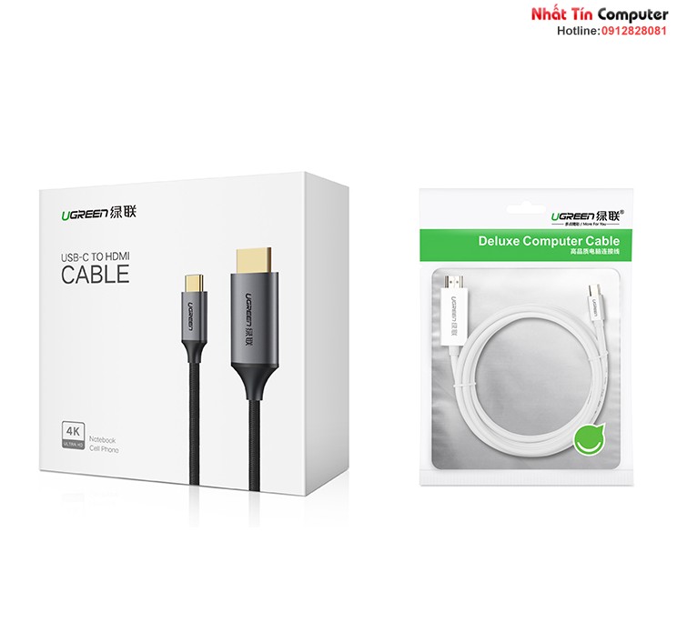 cap-usb-type-c-to-hdmi-ho-tro-4k-3d-dai-1-5m-chinh-hang-ugreen-50570