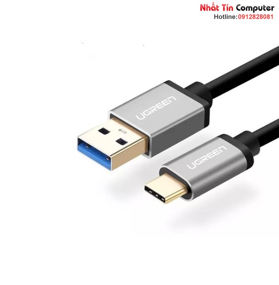Cáp USB type C to USB 3.0 dài 1m chính hãng Ugreen 30535 cao cấp