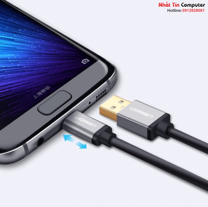 Cáp USB type C to USB 3.0 dài 1m chính hãng Ugreen 30535 cao cấp