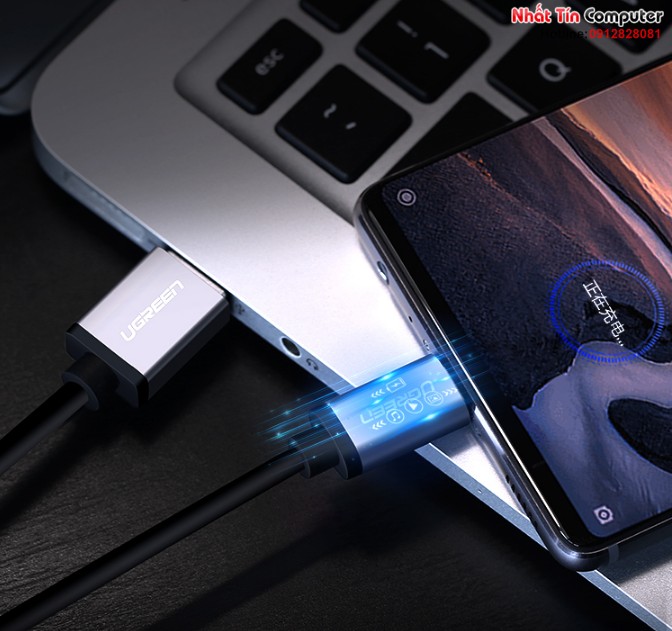 Cáp USB type C to USB 3.0 dài 1m chính hãng Ugreen 30535 cao cấp