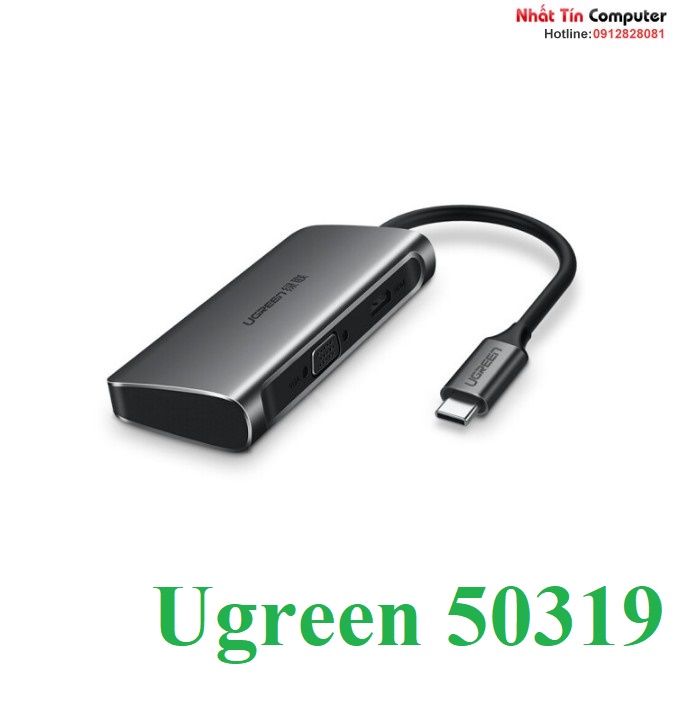 thiet-bi-mo-rong-usb-type-c-to-hdmi-vga-hub-usb-3-0-chinh-hang-ugreen-50319