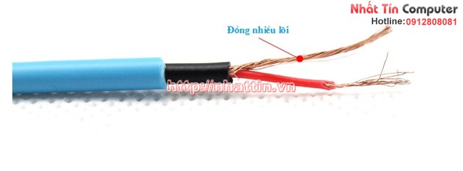 Cáp Audio 3.5mm to 2 RCA Dtech DT-6210 chính hãng