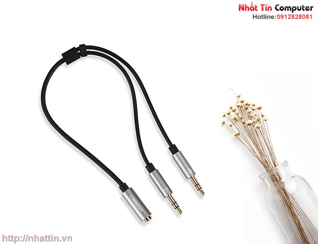 cap-audio-3-5mm-am-ra-2-dau-3-5mm-1-mic-1-loa-chinh-hang-ugreen-ug-20899