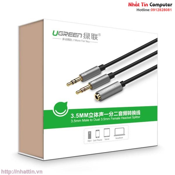 cap-audio-3-5mm-am-ra-2-dau-3-5mm-1-mic-1-loa-chinh-hang-ugreen-ug-20899