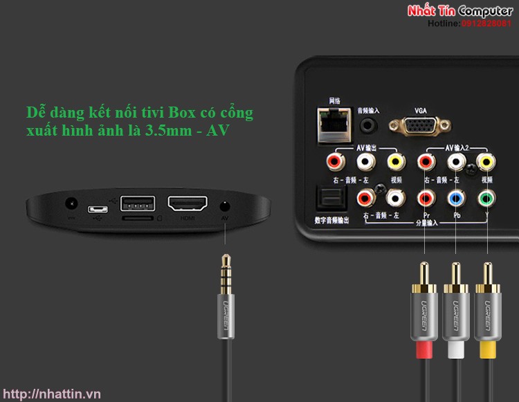 cap-audio-3-5mm-to-av-3-dau-hoa-sen-1-5m-chinh-hang-ugreen-ug-20895