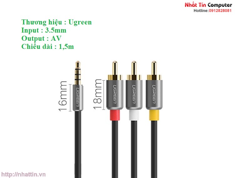 cap-audio-3-5mm-to-av-3-dau-hoa-sen-1-5m-chinh-hang-ugreen-ug-20895