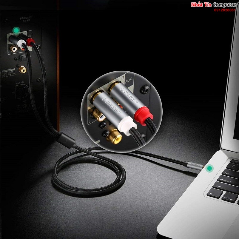 cap-audio-3-5mm-to-rca-dai-1m-chinh-hang-ugreen-40841