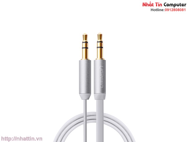  Cáp Audio 3.5mm 0.5M Ugreen 2 đầu mạ vàng 24K