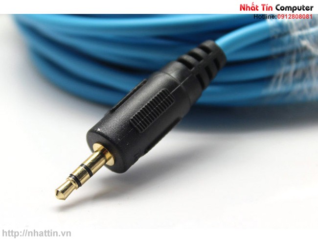 Cap audio 15m 1 ra 1, day loa 1 ra 1, day loa 3.5mm, cap loa 3.5mm, dtech dt-6224