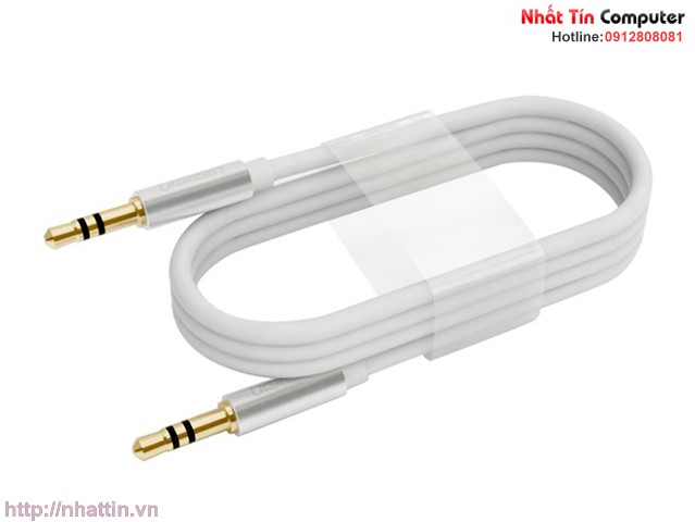 Cáp Audio 3.5mm dây tròn 1M Chính hãng Ugreen UG-10733 mạ vàng 24K