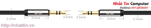 Cáp Audio 3.5mm dây tròn 1M Chính hãng Ugreen UG-10733 mạ vàng 24K