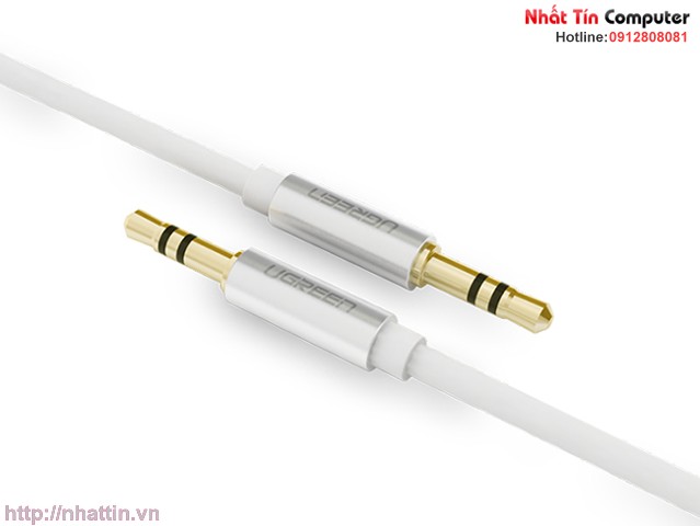 Cáp Audio 3.5mm dây tròn 1M Chính hãng Ugreen UG-10733 mạ vàng 24K