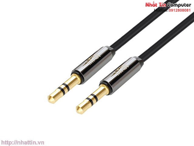 Cáp Audio 3.5mm dây tròn 1M Chính hãng Ugreen UG-10733 mạ vàng 24K