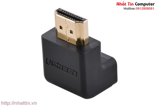 Đầu nối HDMI 90 độ bẻ lên Ugreen 20110