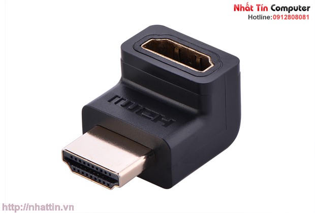 Đầu nối HDMI 90 độ bẻ lên Ugreen 20110