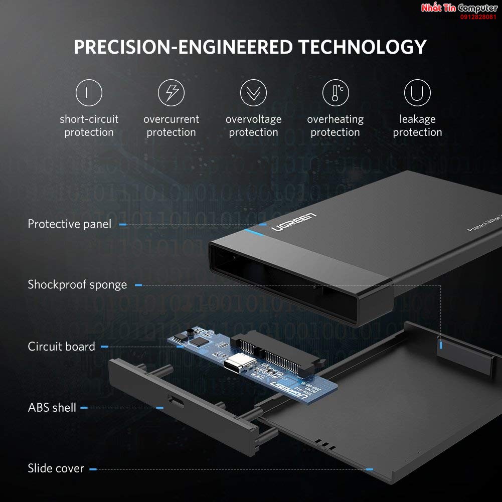 hop-dung-o-cung-2-5inch-sata-usb-type-c-ho-tro-6tb-chinh-hang-ugreen-50743