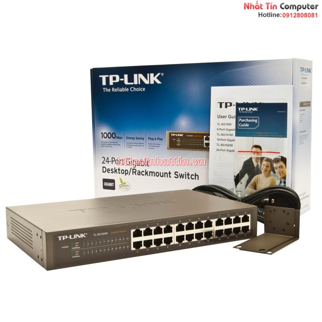 Bộ chia cổng mạng TP-Link TL-SG1024D 24 Port Gigabit Switch 10/100/1000 Metal Rack Mount