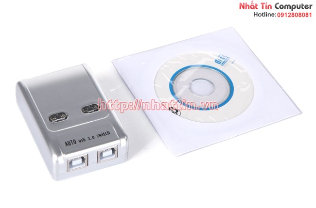 Bộ chia sẻ máy in tự động MT-SW221-CH 1 ra 2 cổng USB chính hãng MT-VIKI