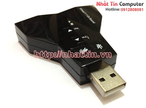 USB Sound Adapter 7.1 Channel, USB sound 7.1, USB sound, Card sound, Sound USB, USB sound giả lập 7.1
