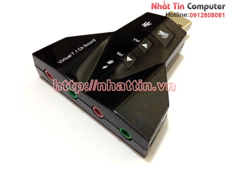 USB Sound Adapter 7.1 Channel, USB sound 7.1, USB sound, Card sound, Sound USB, USB sound giả lập 7.1
