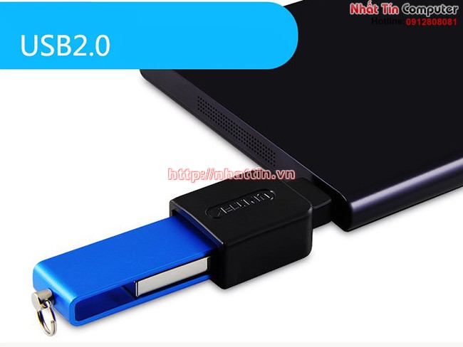 Đầu chuyển đổi Micro USB OTG Unitek Y-A015ABK