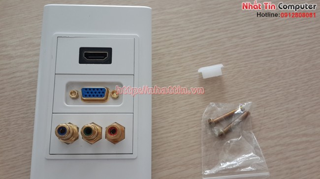 Mặt ốp tường, Wall Plate HDMI,VGA,Audio