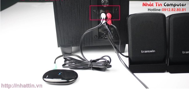 Thiết Bị nhận Bluetooth Receiver Music 4.0 Transwin Q8 cho loa, Âm ly, Loa trên Ô tô, dàn âm thanh