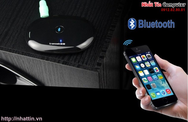 Thiết Bị nhận Bluetooth Receiver Music 4.0 Transwin Q8 cho loa, Âm ly, Loa trên Ô tô, dàn âm thanh