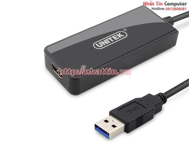 Cáp chuyển đổi USB 3.0 to HDMI Full HD 1080P Unitek Y-3702